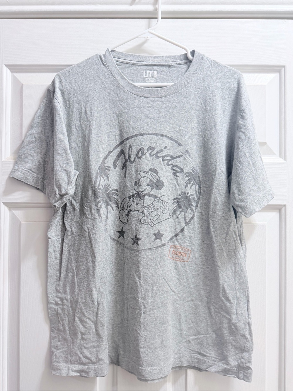 Disney Light Gray Florida Mickey Graphic Tee